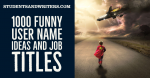 1000 Funny User Name Ideas and Job Titles