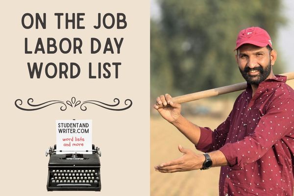 On the Job Labor Day Word&nbsp;List