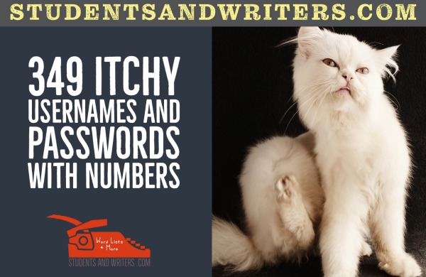 349 Itchy usernames and passwords with&nbsp;numbers