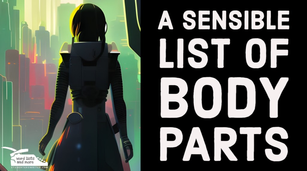 A sensible List of body&nbsp;parts