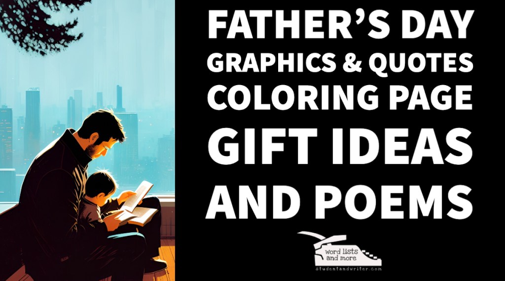 Father’s Day Activities, Wishes, coloring page, Printable download, Poems and&nbsp;Art!