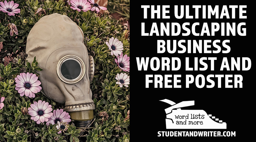 The ultimate landscaping business word list and free&nbsp;poster