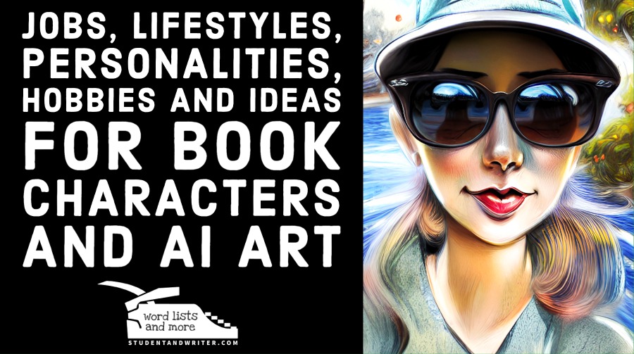 Jobs, Lifestyles, Personalities, Hobbies and Ideas For Book Characters and AI&nbsp;Art