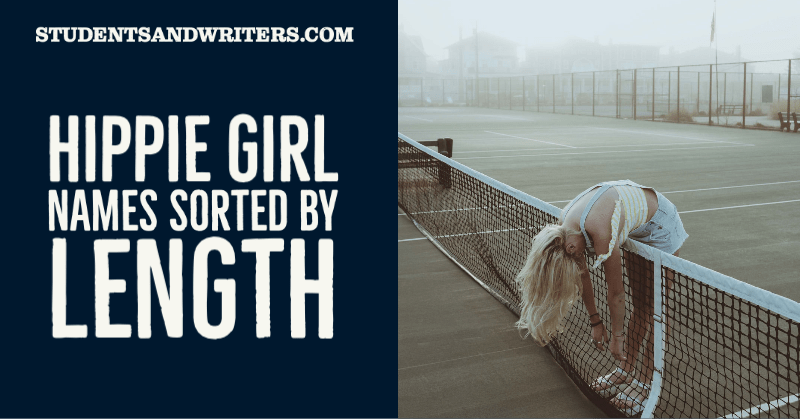 Hippie Girl Names Sorted by&nbsp;Length