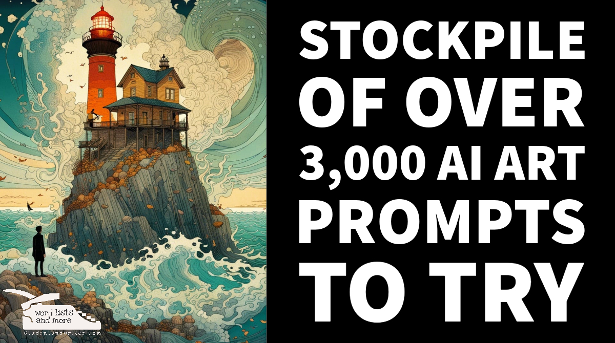 Stockpile of over 3,000 AI Art Prompts to Try – Student, Writers and Art