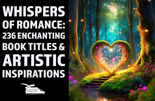 Whispers of Romance: 236 Enchanting Book Titles & Artistic&nbsp;Inspirations