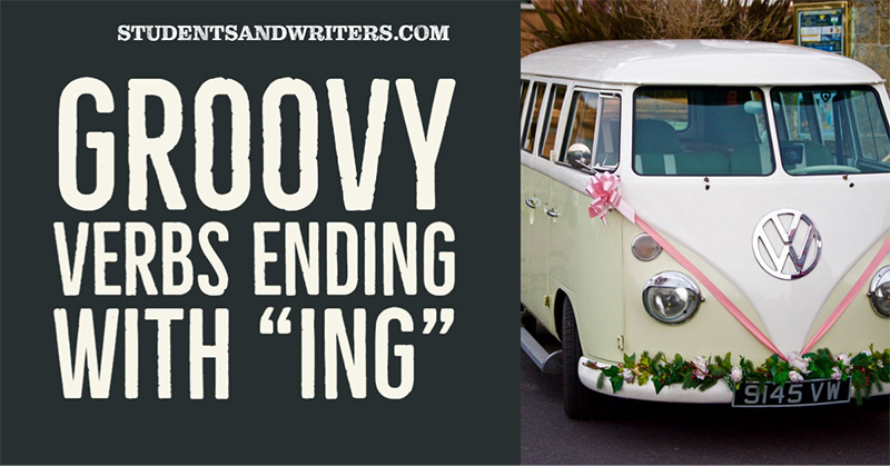 Groovy verbs ending with “ing”