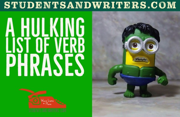 A hulking list of verb phrases