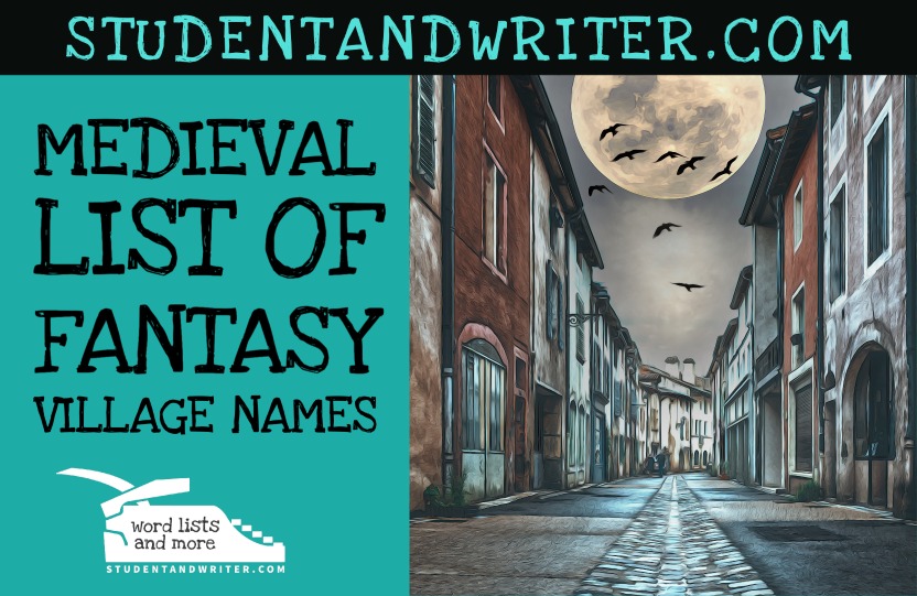 Medieval List of Fantasy Village&nbsp;Names