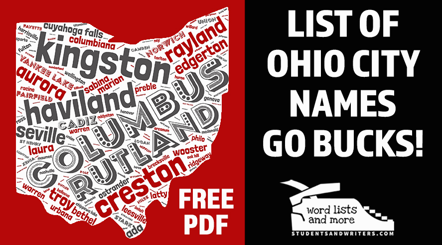 List of Ohio City Names – Go&nbsp;Bucks!