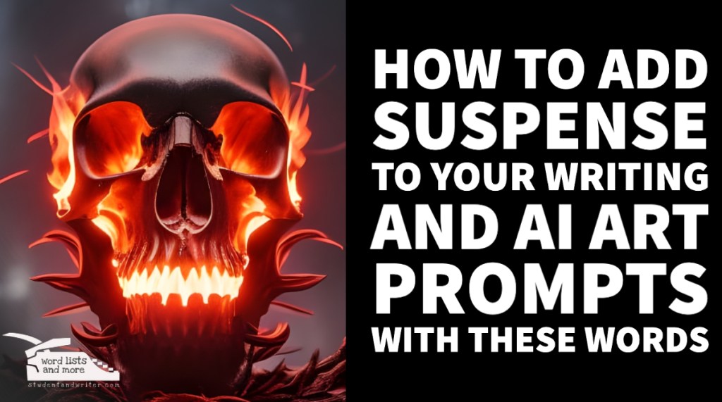 How to Add Suspense to Your Writing and AI Art Prompts with These&nbsp;Words