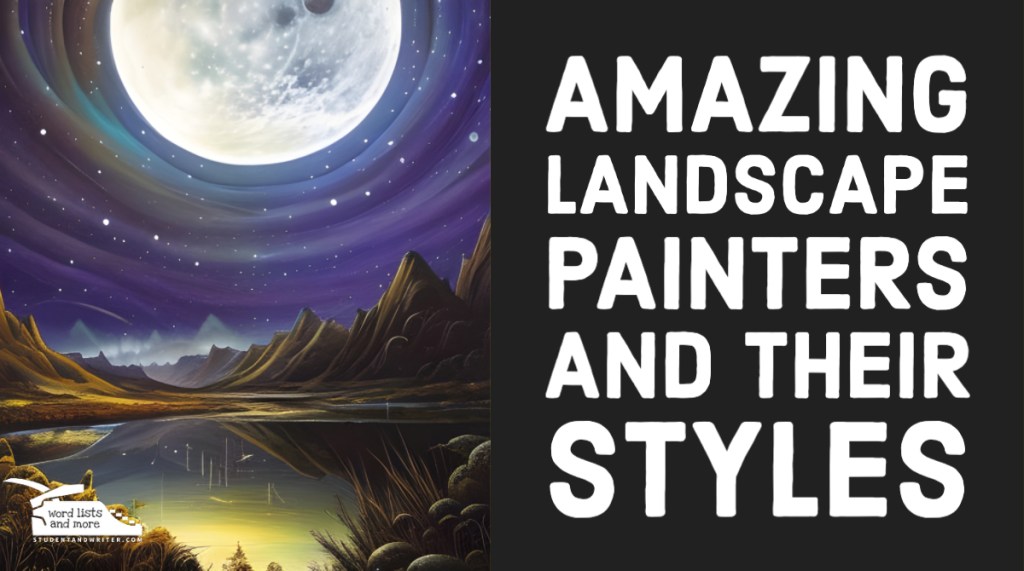 Amazing Landscape Painters and their&nbsp;Styles