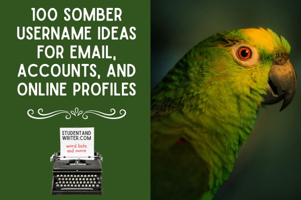 100 Somber Username Ideas for Email, Accounts, and Online&nbsp;Profiles