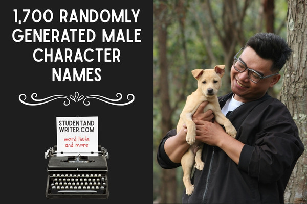 1,700 Randomly Generated Male Character&nbsp;Names