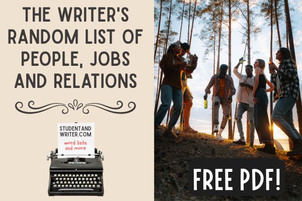 List of People, Jobs and Relations – FREE&nbsp;PDF