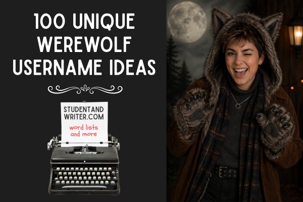 100 Werewolf Username Ideas for Email, Gaming, and Online&nbsp;Profiles