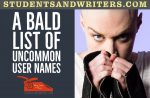 A Bald List of Uncommon Usernames
