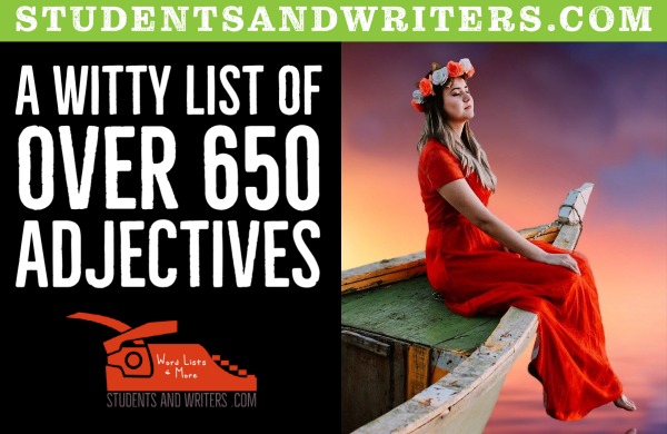 You are currently viewing A witty list of over 650 adjectives