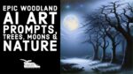 25 Awe-Inspiring Woodland AI Art Prompts, Trees, Moons & Nature