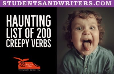 Read more about the article Haunting List of 200 Creepy Verbs with Free PDF