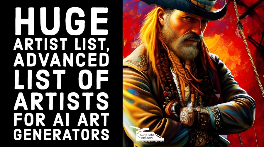 Huge Artist List, Advanced List of Artists