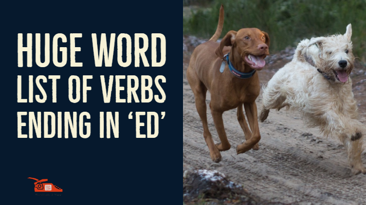 You are currently viewing Huge word list of Past Tense Verbs ending in ‘ed’