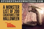 200 Halloween Monsters: Free Poster of Mythical Creatures