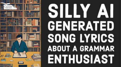 Read more about the article Silly AI Generated Song Lyrics about a Grammar Enthusiast
