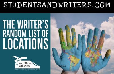 Read more about the article The Writer’s Random List of Locations – FREE PDF Download