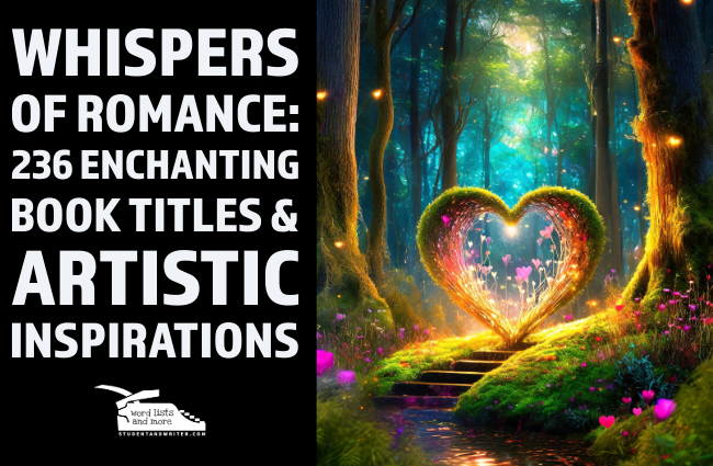 You are currently viewing Whispers of Romance: 236 Enchanting Book Titles & Artistic Inspirations
