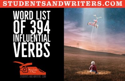 Read more about the article Word list of 394 influential verbs