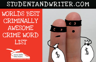 Read more about the article Worlds Best Criminally Awesome Crime Word List